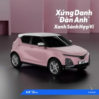 Vinfast VF5 Màu Hồng